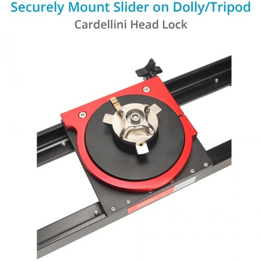 Proaim Flyking Precision Camera Slider with Mitchell Mount and Flight Case (3')