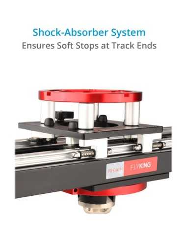 Proaim Flyking Precision Camera Slider with Mitchell Mount and Flight Case (3')