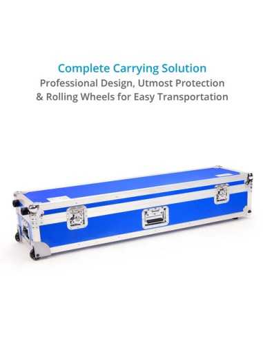 Proaim Flyking Precision Camera Slider with Mitchell Mount and Flight Case (3')