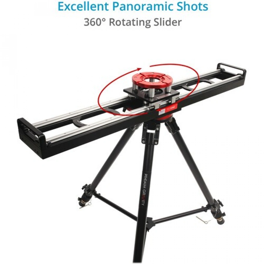 Proaim Flyking Precision Camera Slider with Mitchell Mount and Flight Case (3')