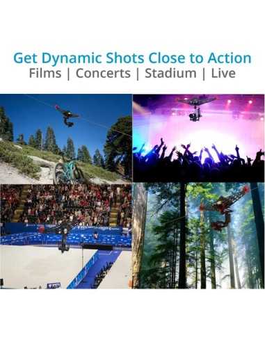 Proaim Sky-Walker Pro Cinema Cablecam System for Camera Gimbals