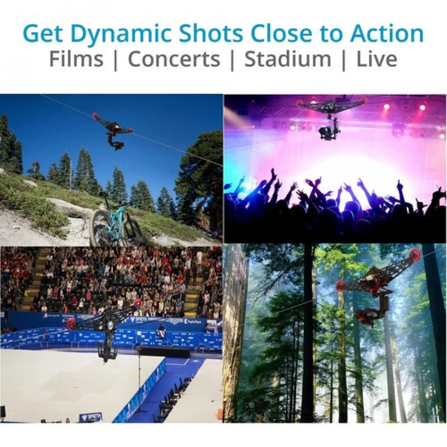 Proaim Sky-Walker Pro Cinema Cablecam System for Camera Gimbals