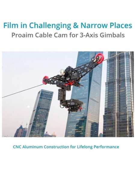 Proaim Sky-Walker Pro Cinema Cablecam System for Camera Gimbals