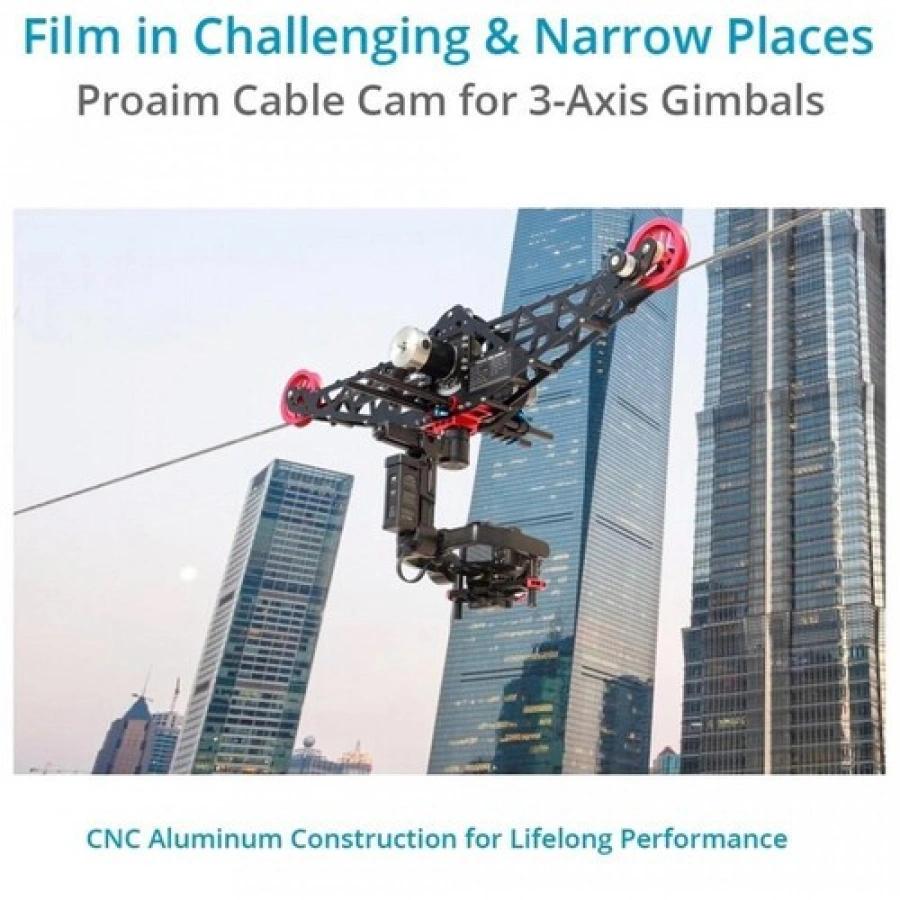 Proaim Sky-Walker Pro Cinema Cablecam System for Camera Gimbals