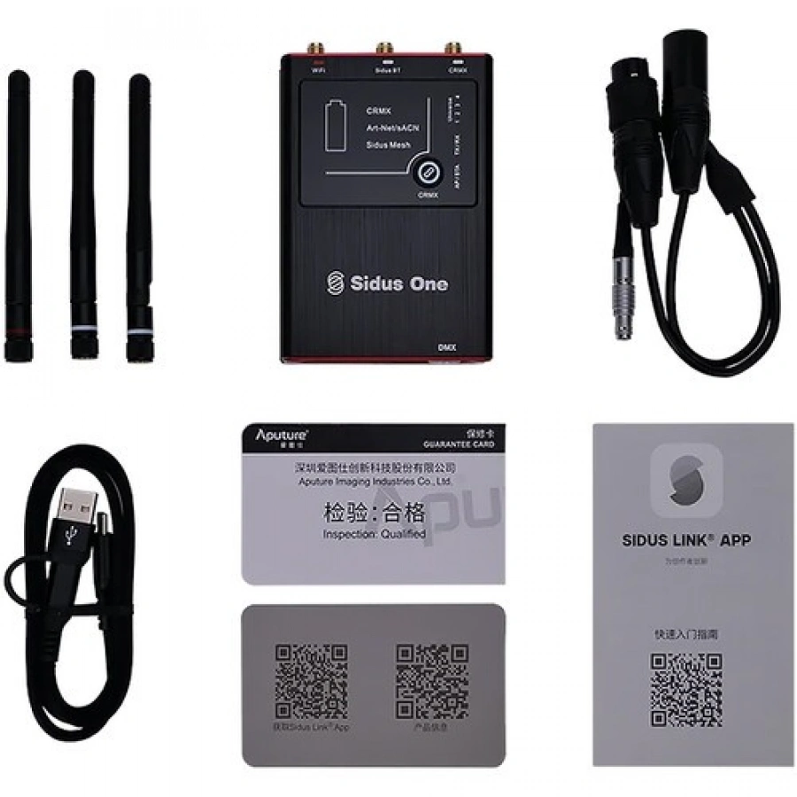 Aputure Sidus One Wireless DMX Transceiver