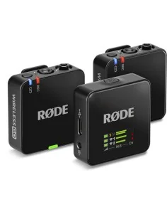 RODE Wireless GO (Gen 3) 2-Person Compact Digital Wireless Microphone System/Recorder (2.4 GHz, Black) %separator% %shop-name%