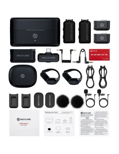 Hollyland LARK MAX 2 Ultimate Combo Wireless Microphone System