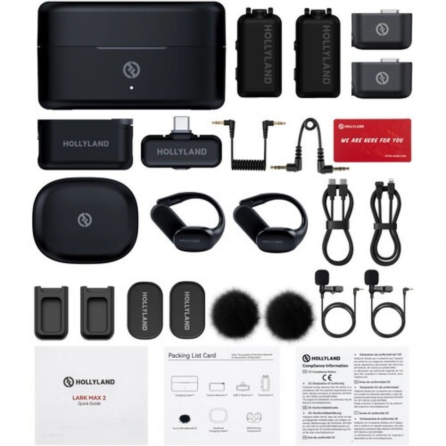 Hollyland LARK MAX 2 Ultimate Combo Wireless Microphone System