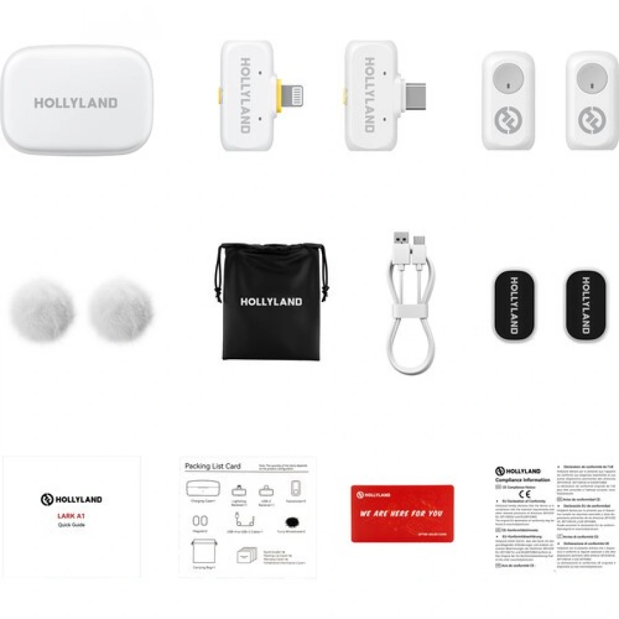 Hollyland LARK A1 Combo 2-Person System with USB-C | Dubai, UAE