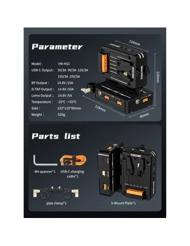 ZGCINE Cinema Set 1 VM-HS2 & ZG-V99 Pro | CamTools UAE