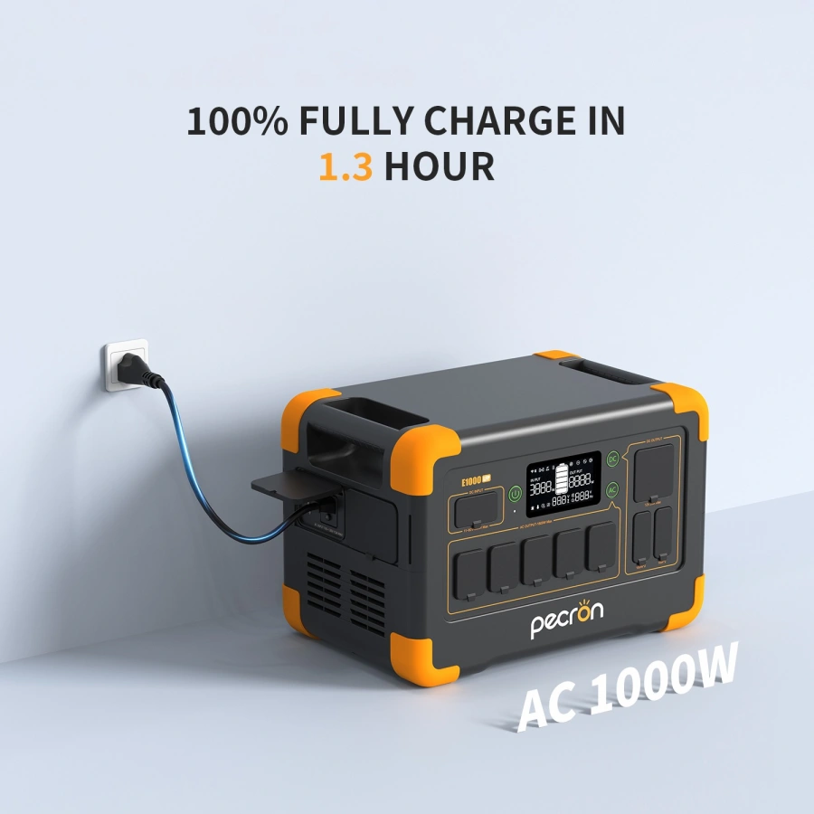 Pecron E1000LFP Portable Power Station 1800W | CamTools UAE