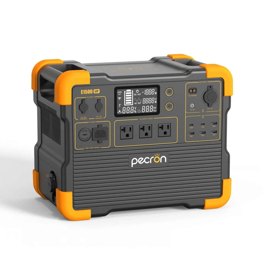 PECRON E1500LFP Expandable Portable Power Station 2200W 1536Wh %separator% %shop-name%