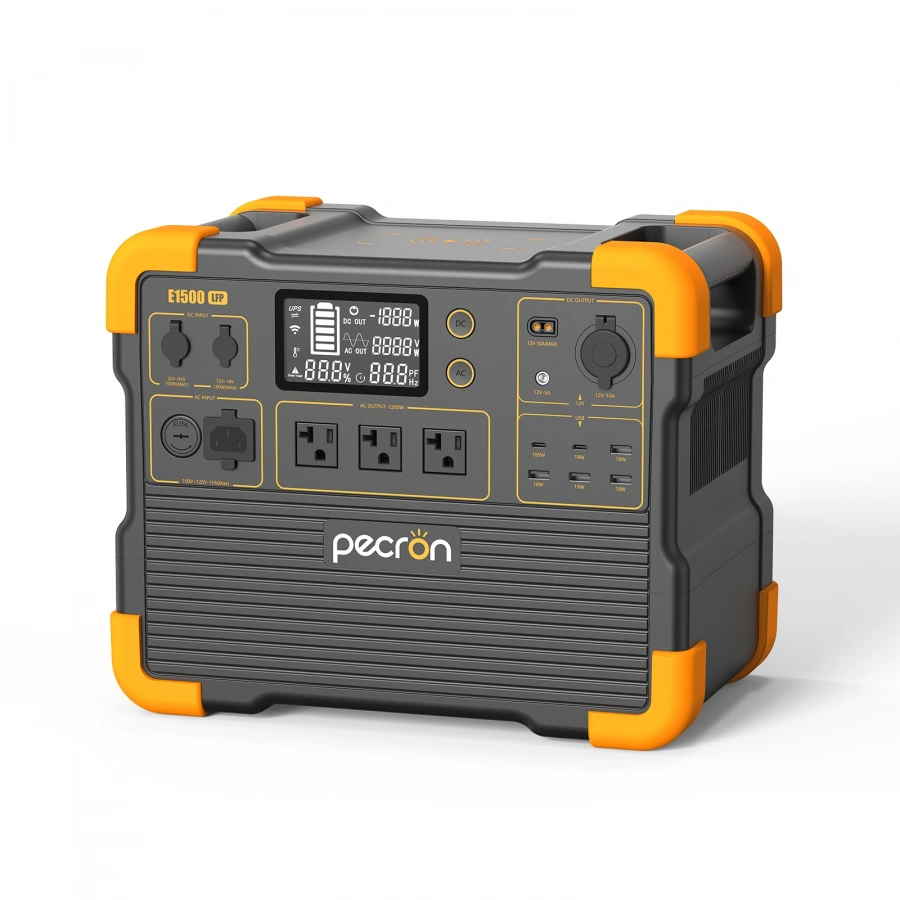 PECRON E1500LFP Expandable Portable Power Station 2200W 1536Wh %separator% %shop-name%