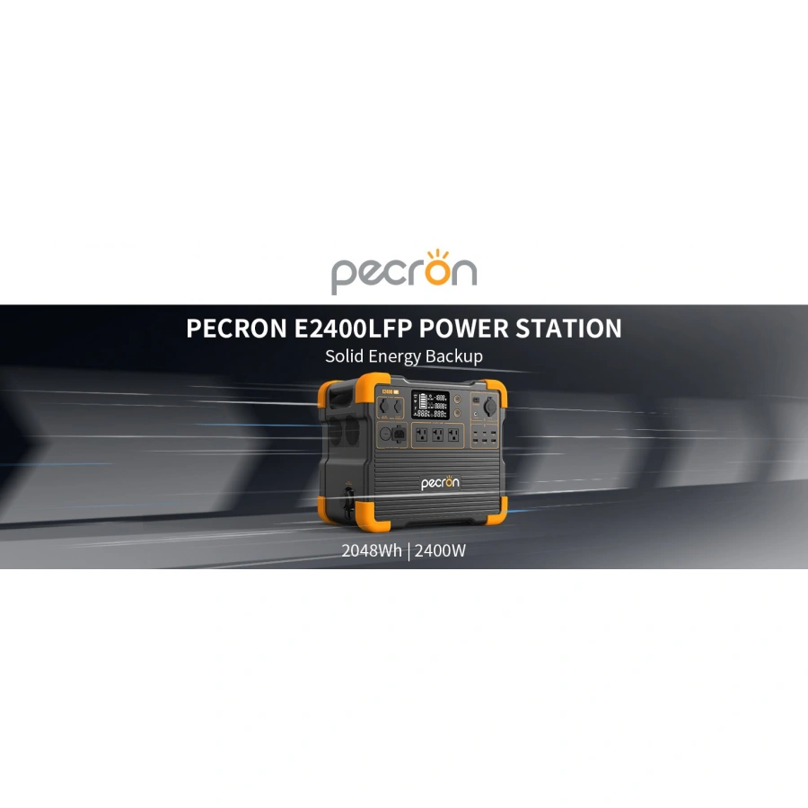 Pecron E2400LFP Portable Power Station 2400W | CamTools UAE