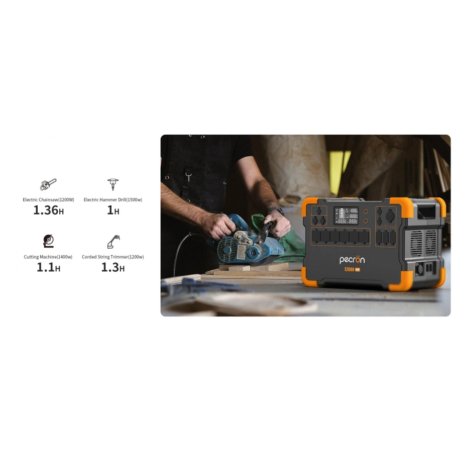 PECRON E2000LFP Portable Power Station 2000W | CamTools UAE