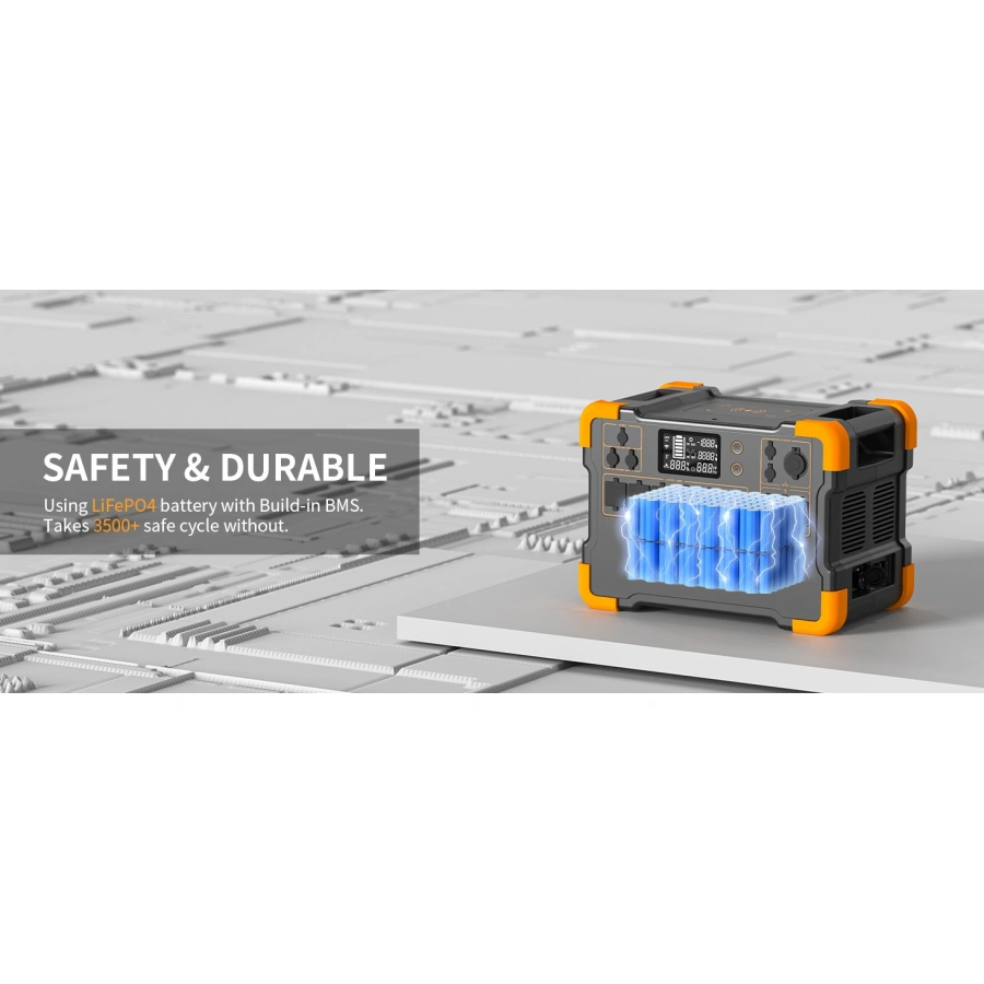 PECRON E2000LFP Portable Power Station 2000W | CamTools UAE
