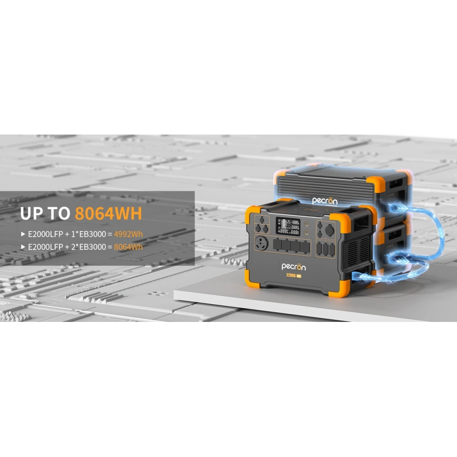 PECRON E2000LFP Portable Power Station 2000W | CamTools UAE
