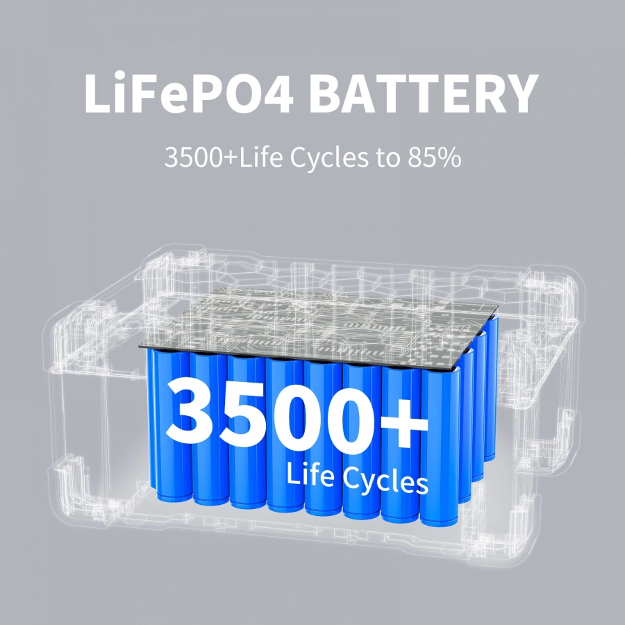 PECRON EB3000-24V Expansion Battery 3072Wh for E2000LFP Only %separator% %shop-name%