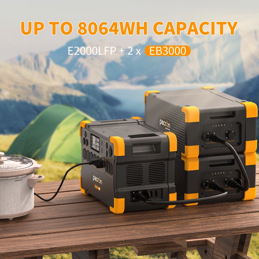 PECRON EB3000-24V Expansion Battery 3072Wh for E2000LFP Only %separator% %shop-name%