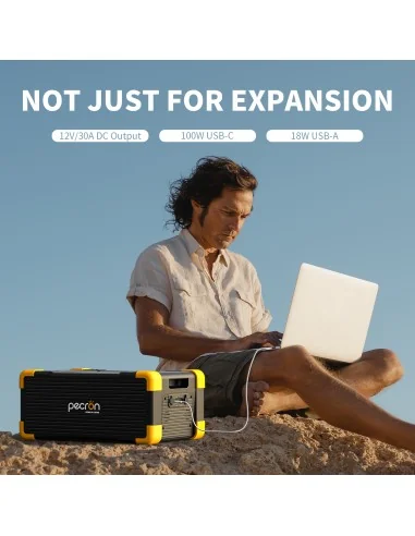 PECRON EB3000-24V Expansion Battery 3072Wh for E2000LFP Only %separator% %shop-name%