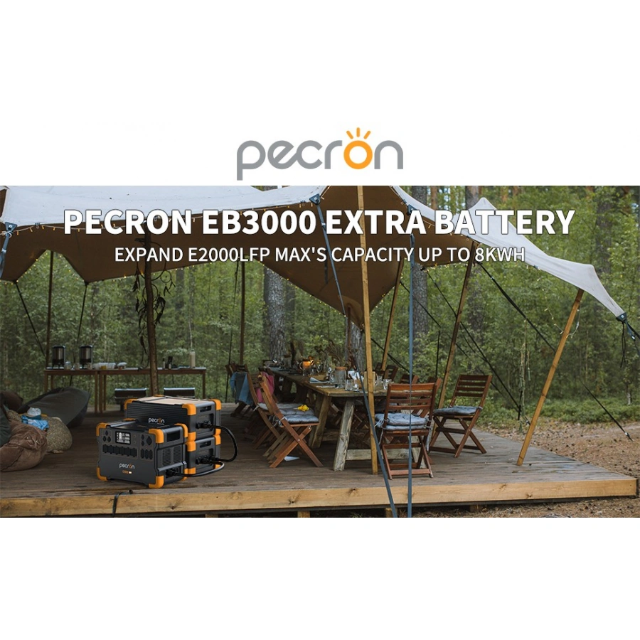 PECRON EB3000-24V Expansion Battery 3072Wh | CamTools UAE