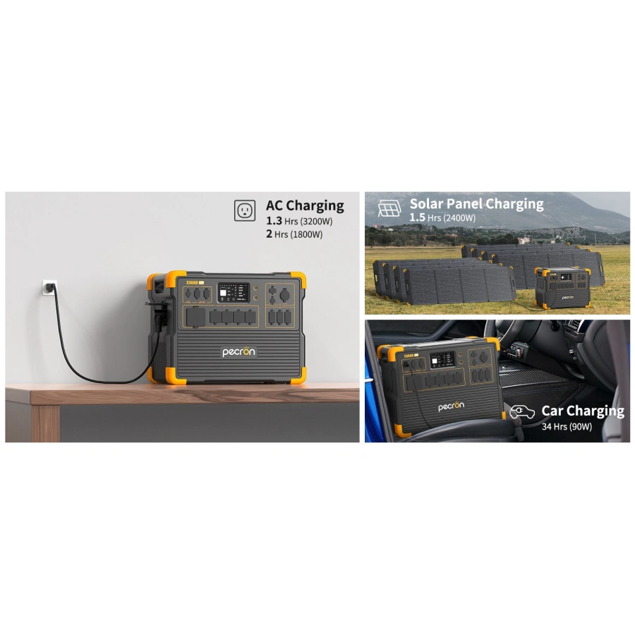 PECRON E3600LFP Portable Power Station 3600W | CamTools UAE