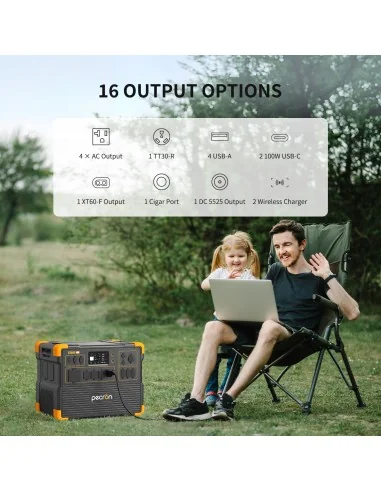 PECRON E3600LFP Portable Power Station 3600W | CamTools UAE