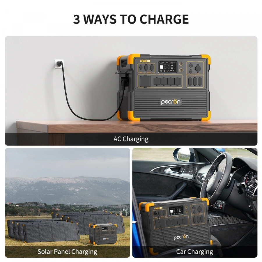 PECRON E3600LFP Portable Power Station 3600W | CamTools UAE