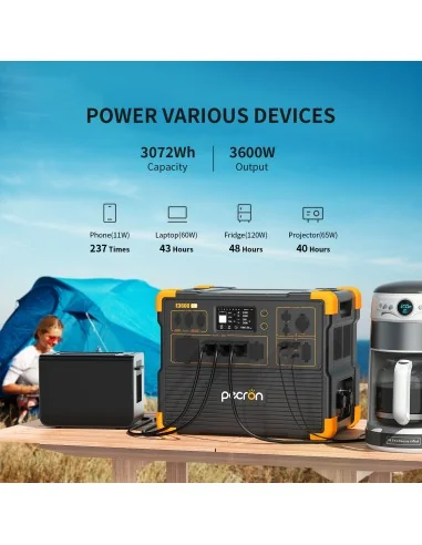 PECRON E3600LFP Portable Power Station 3600W | CamTools UAE