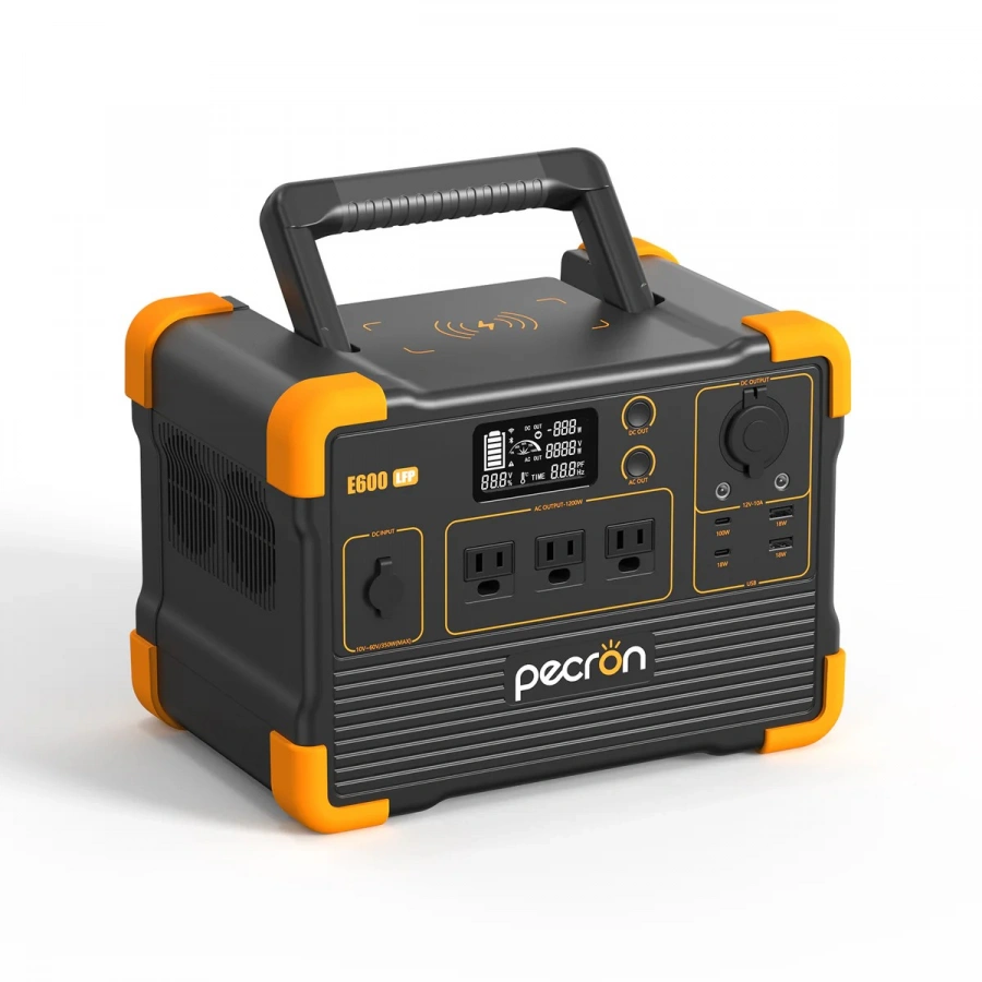 PECRON E600LFP Portable Power Station 1200W 614Wh LiFePo4 %separator% %shop-name%