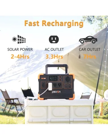 PECRON E600LFP Portable Power Station 1200W 614Wh LiFePo4 %separator% %shop-name%