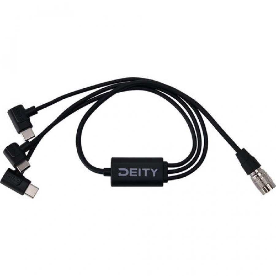 SPD-HR3U 4-Pin Hirose to Triple USB-C Cable Deity