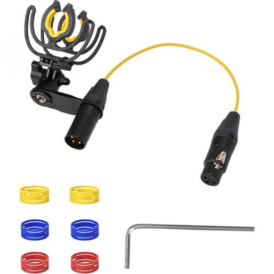 Deity Microphones ASM1 Adjustable Shockmount with Built-In XLR Connector Holder
