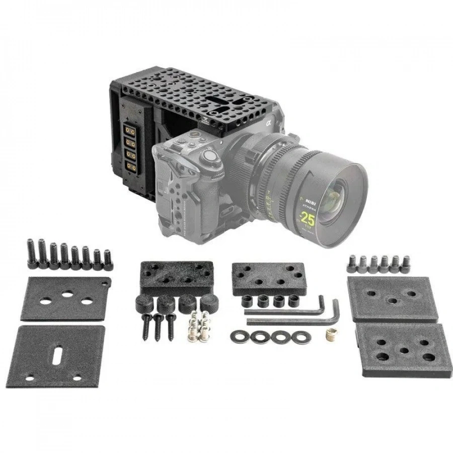 Cineback X3V KIT Cine Style Camera Cage V-Mount for FX3 and FX30