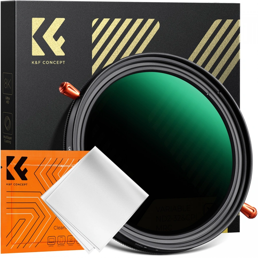 K&F Concept Nano-X Variable ND CPL 2-in-1 Filter 72mm