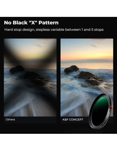 K&F Concept Nano-X Variable ND CPL 2-in-1 Filter 72mm