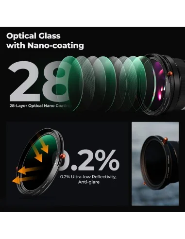 K&F Nano-X VND + CPL Filter 82mm | CamTools UAE