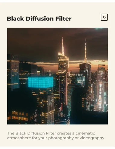 K&F Concept Nano-X Black Diffusion Filter 72mm Grade 1/4