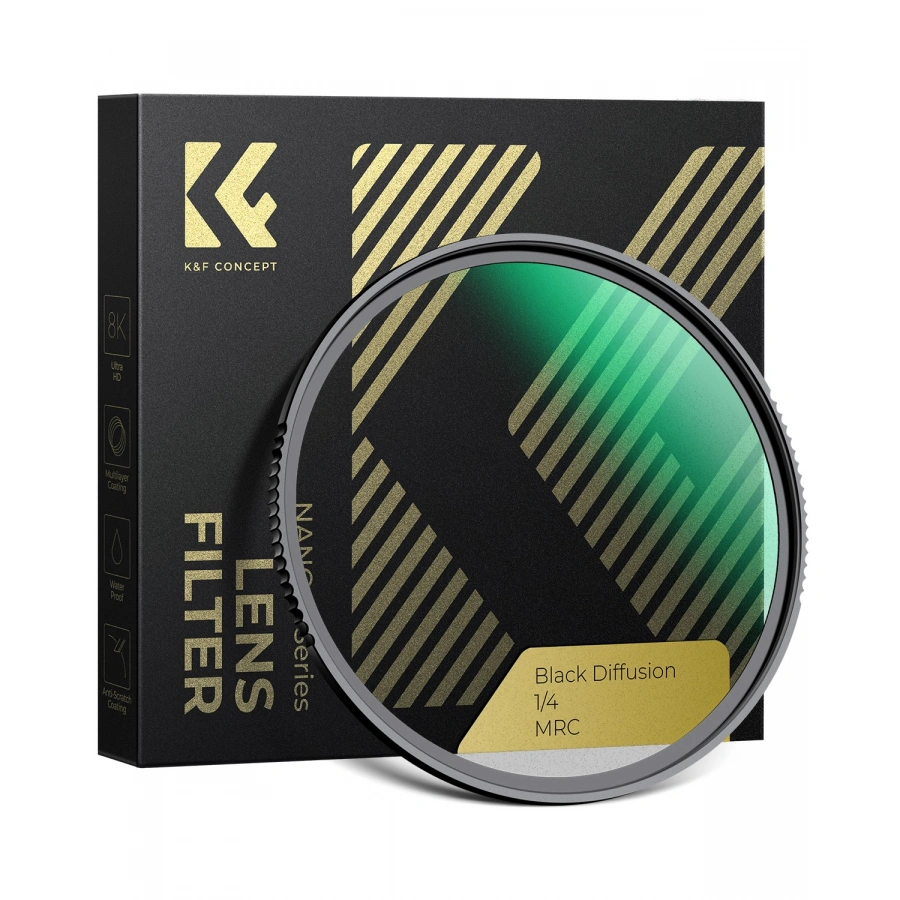 K&F Concept Nano-X Black Diffusion Filter 77mm Grade 1/4