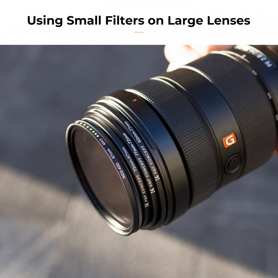 K&F Concept Filter Rings Adapter Set
