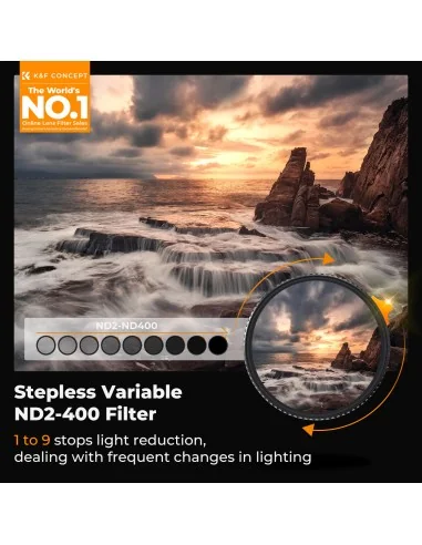 K&F Concept Nano-X Variable ND Filter (72mm, 1 to 9-Stop)