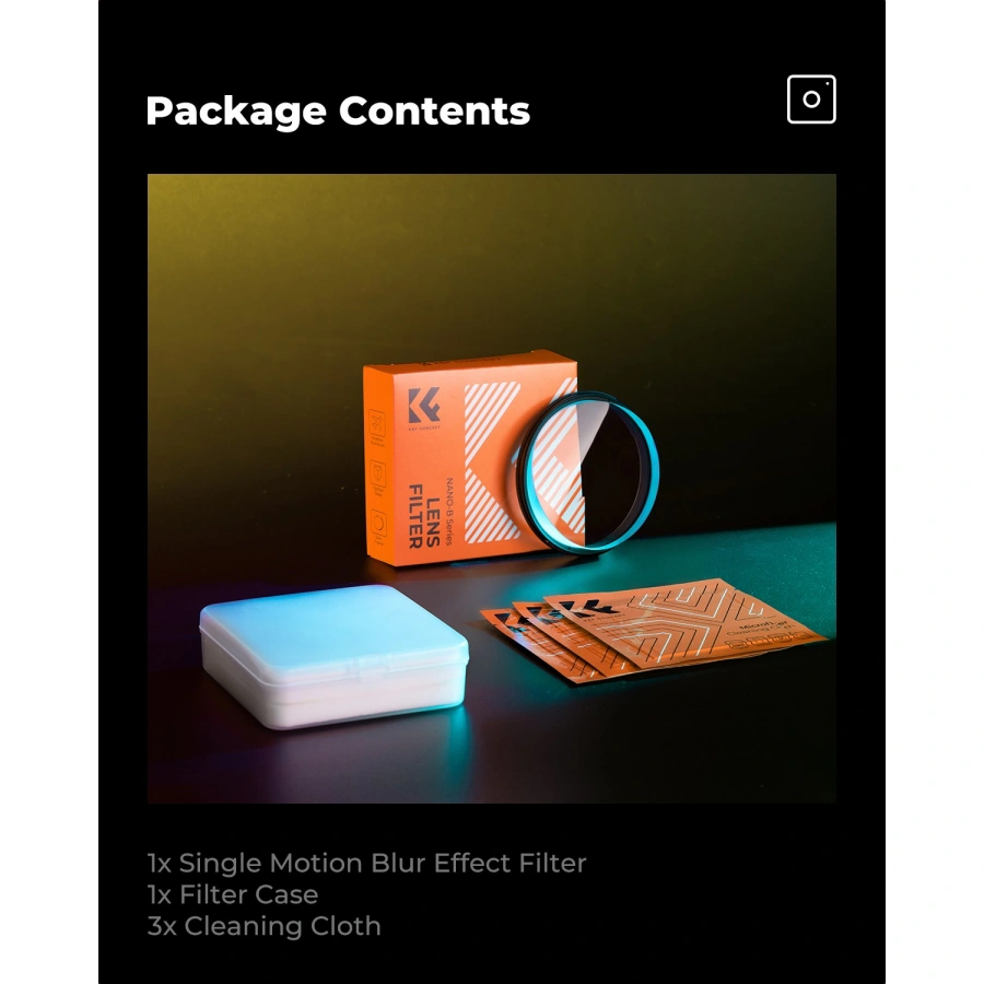 K&F Nano-B Motion Blur Filter 67mm | CamTools UAE