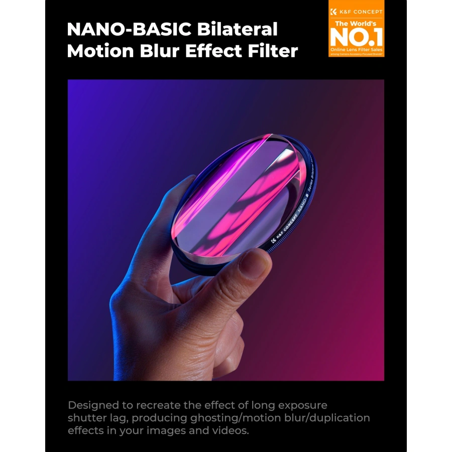 K&F Concept Nano-B Series Bilateral Motion Blur Filter (77mm)
