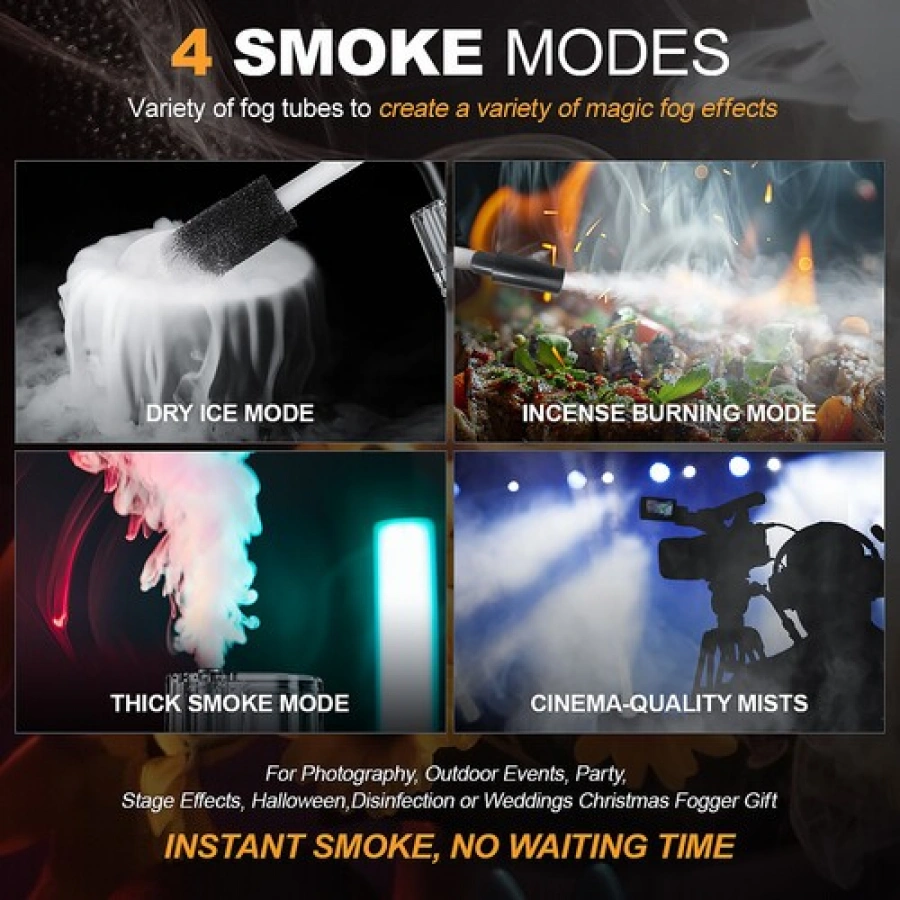 LENSGO SMOKE GO Handheld Fog Machine 30W | CamTools UAE