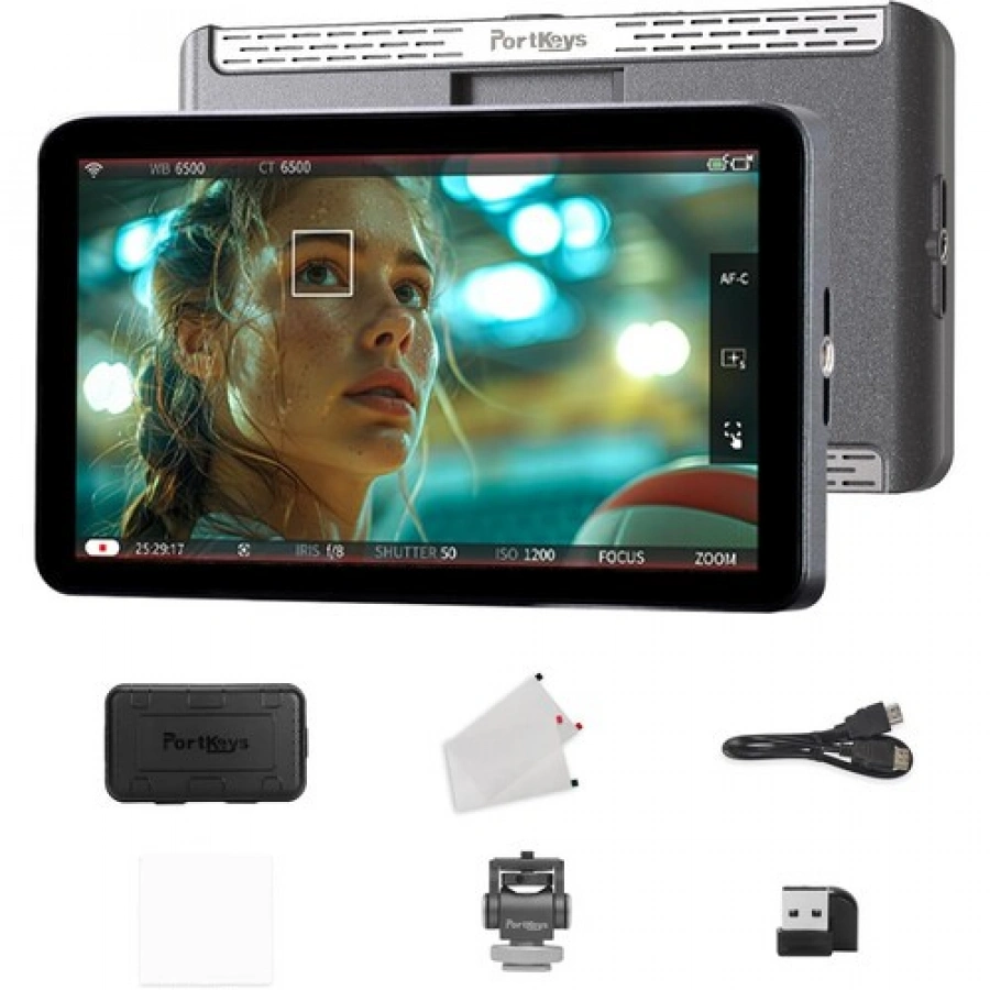 PORTKEYS LH7P 7" High-Bright Touchscreen Monitor with Wireless Control (Black)