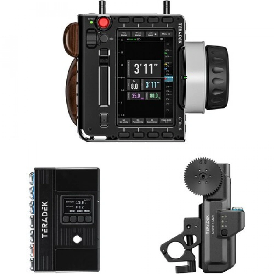 Teradek RT FIZ Wireless Lens Control Kit with CTRL.5, MDR.X & MOTR.S Max