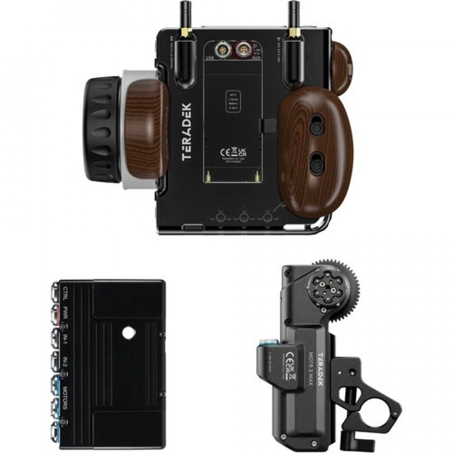 Teradek RT FIZ Wireless Lens Control Kit with CTRL.5, MDR.X & MOTR.S Max