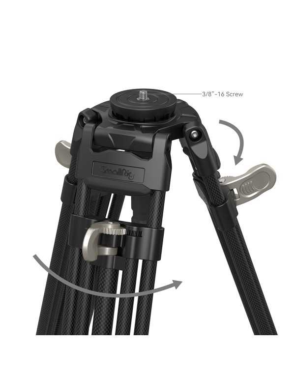 SmallRig FreeBlazer Heavy-Duty Carbon Fiber Tripod (75mm Bowl)