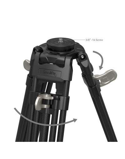 SmallRig FreeBlazer Heavy-Duty Carbon Fiber Tripod (75mm Bowl)