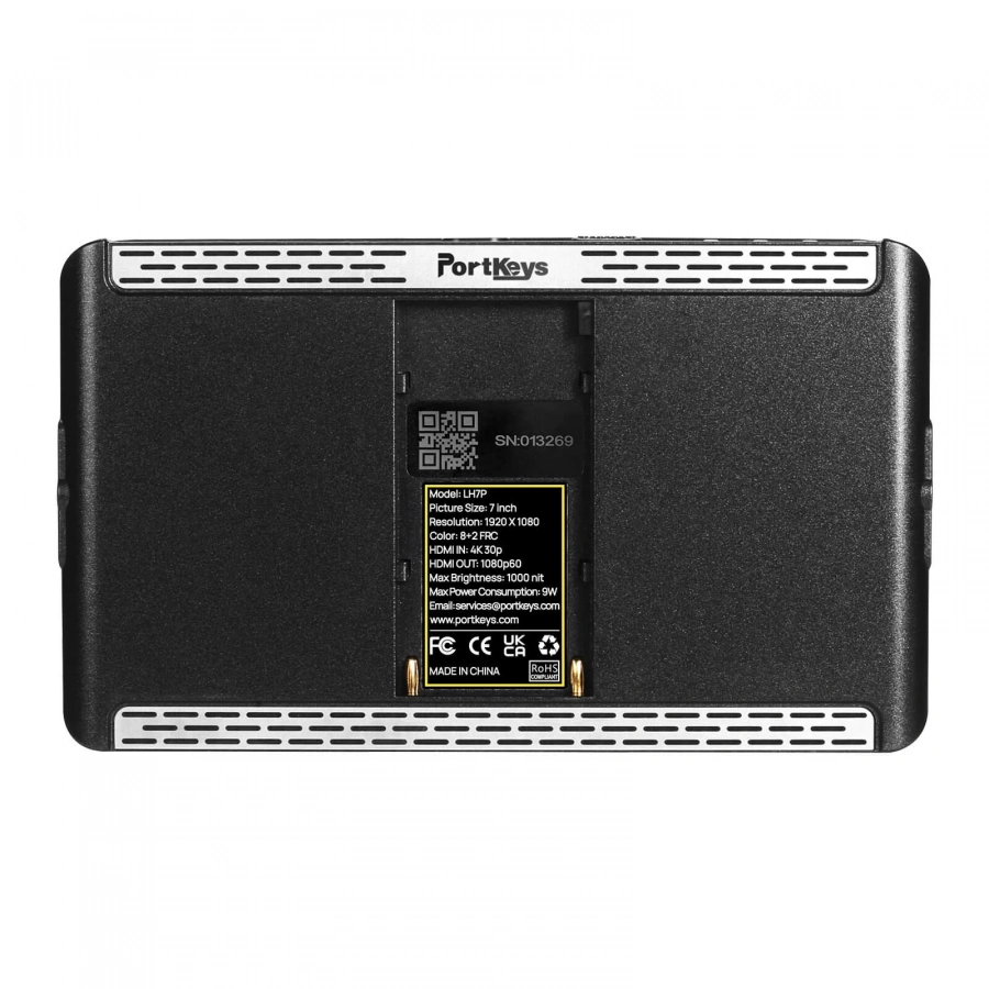 PORTKEYS LH7P 7" High-Bright Touchscreen Monitor with Wireless Control (Black)